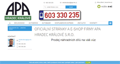Desktop Screenshot of apa-hk.cz